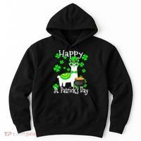 Happy St Patrick's Day Irish Shamrock Leprechaun Hoodie thumb 0