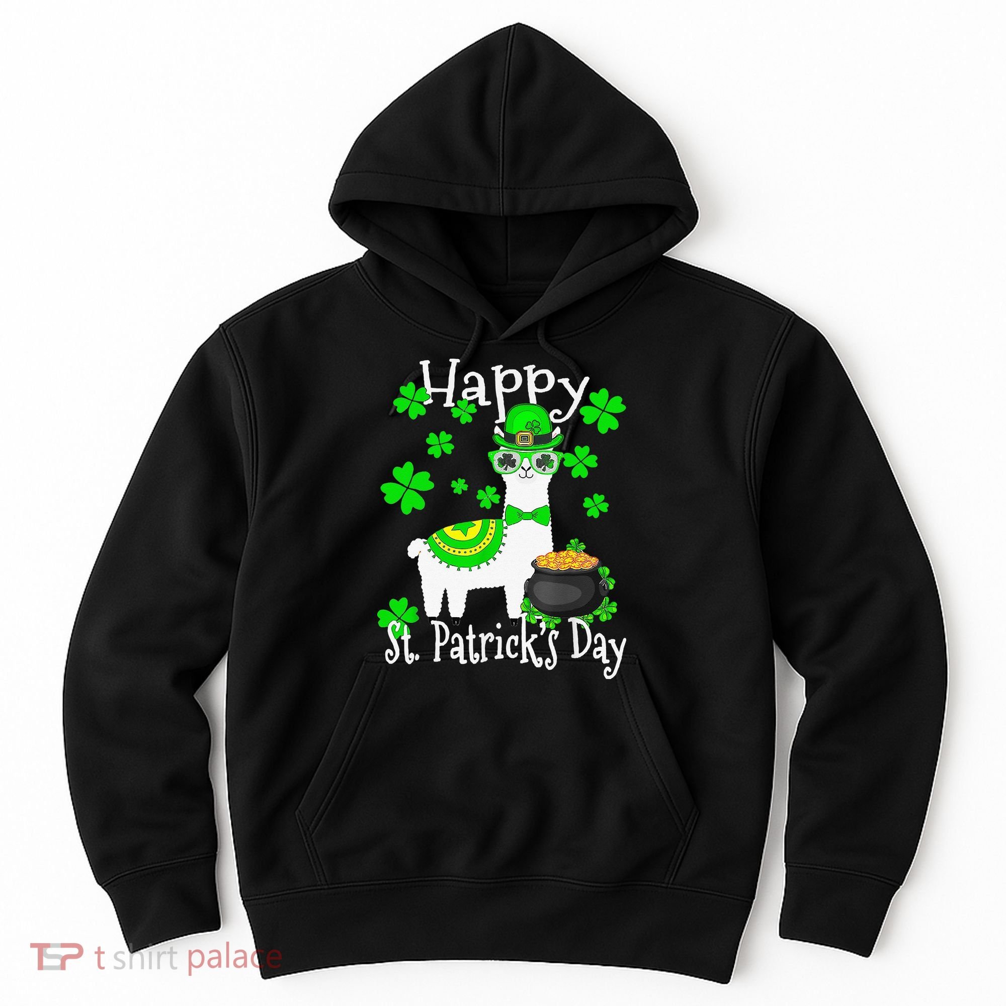 Happy St Patrick's Day Irish Shamrock Leprechaun Hoodie