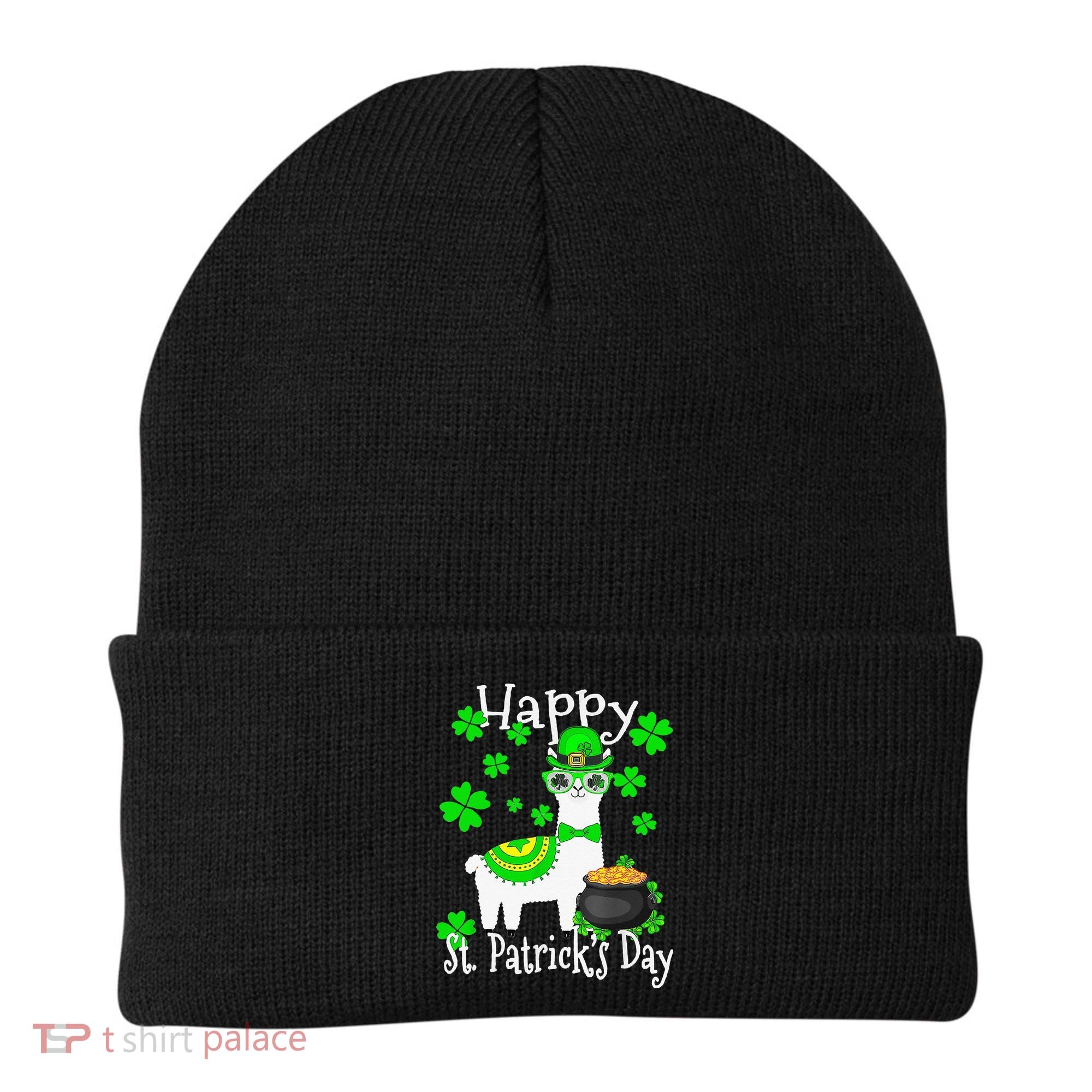 Happy St Patrick's Day Irish Shamrock Leprechaun Beanie