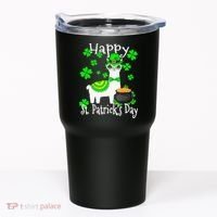 Happy St Patrick's Day Irish Shamrock Leprechaun Tumbler thumb 0