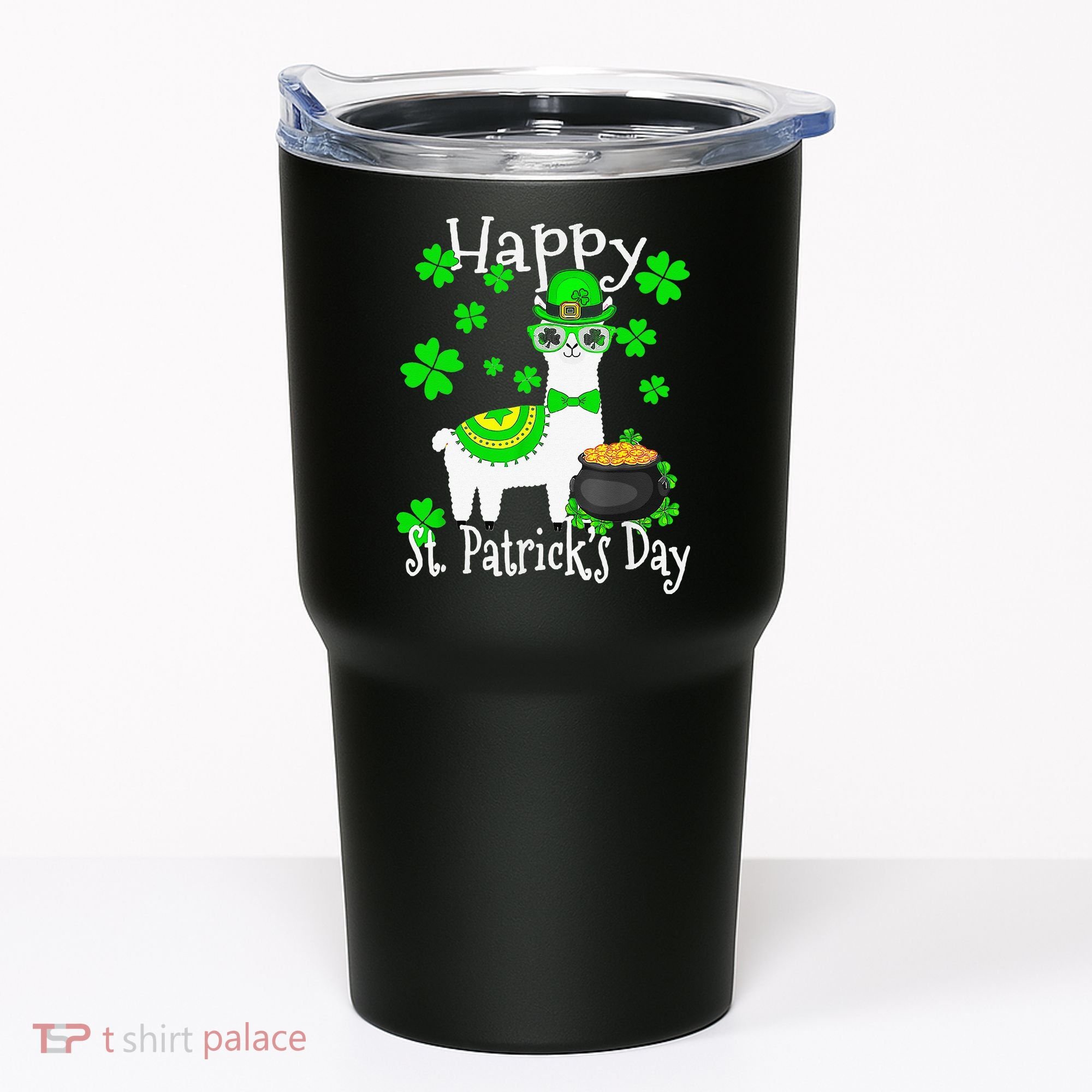 Happy St Patrick's Day Irish Shamrock Leprechaun Tumbler
