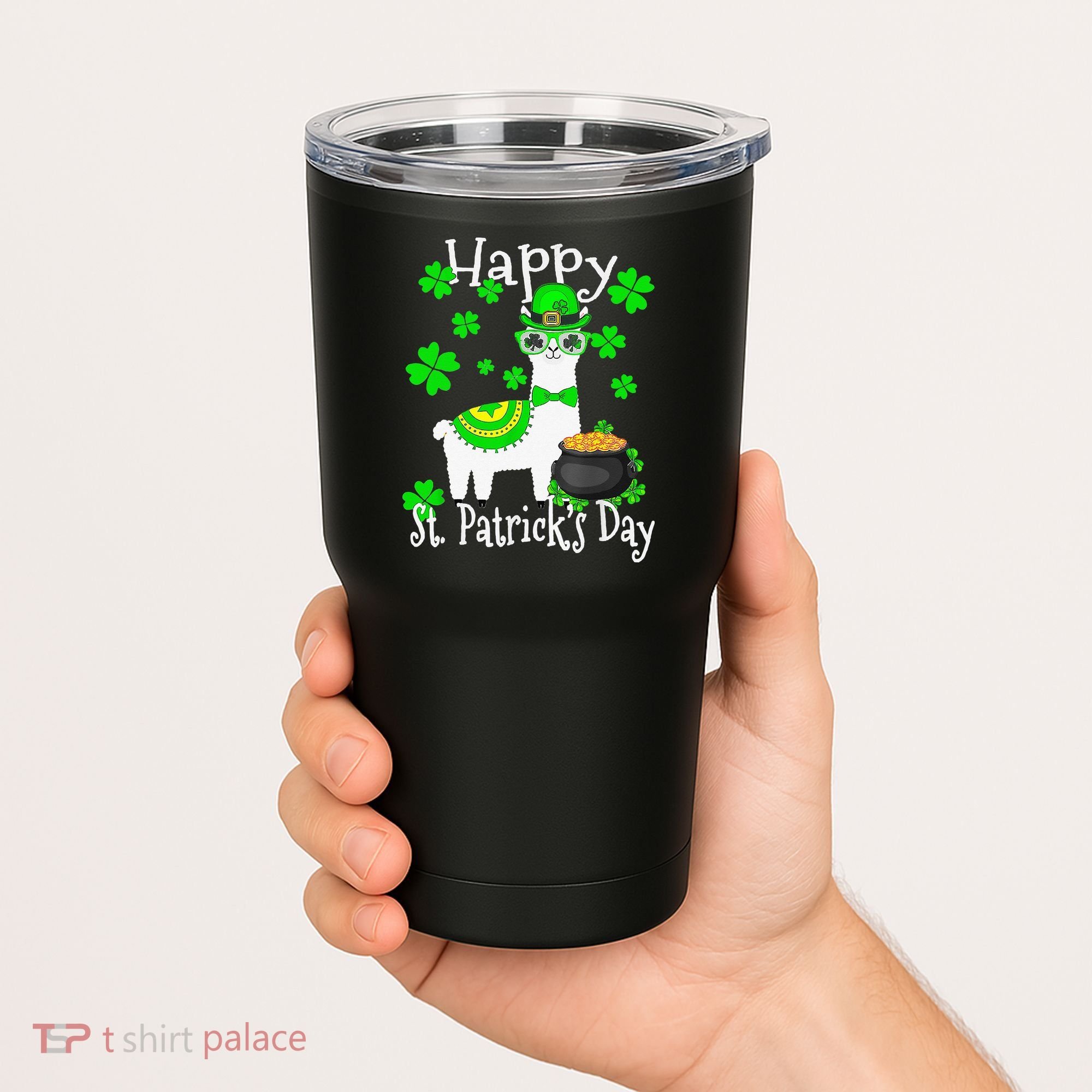 Happy St Patrick's Day Irish Shamrock Leprechaun Tumbler
