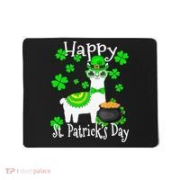 Happy St Patrick's Day Irish Shamrock Leprechaun Mousepad thumb 0