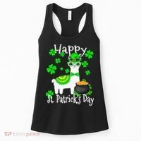 Happy St Patrick's Day Irish Shamrock Leprechaun Women's Tank Top thumb 0
