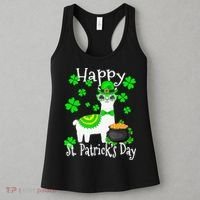 Happy St Patrick's Day Irish Shamrock Leprechaun Women's Tank Top thumb 3