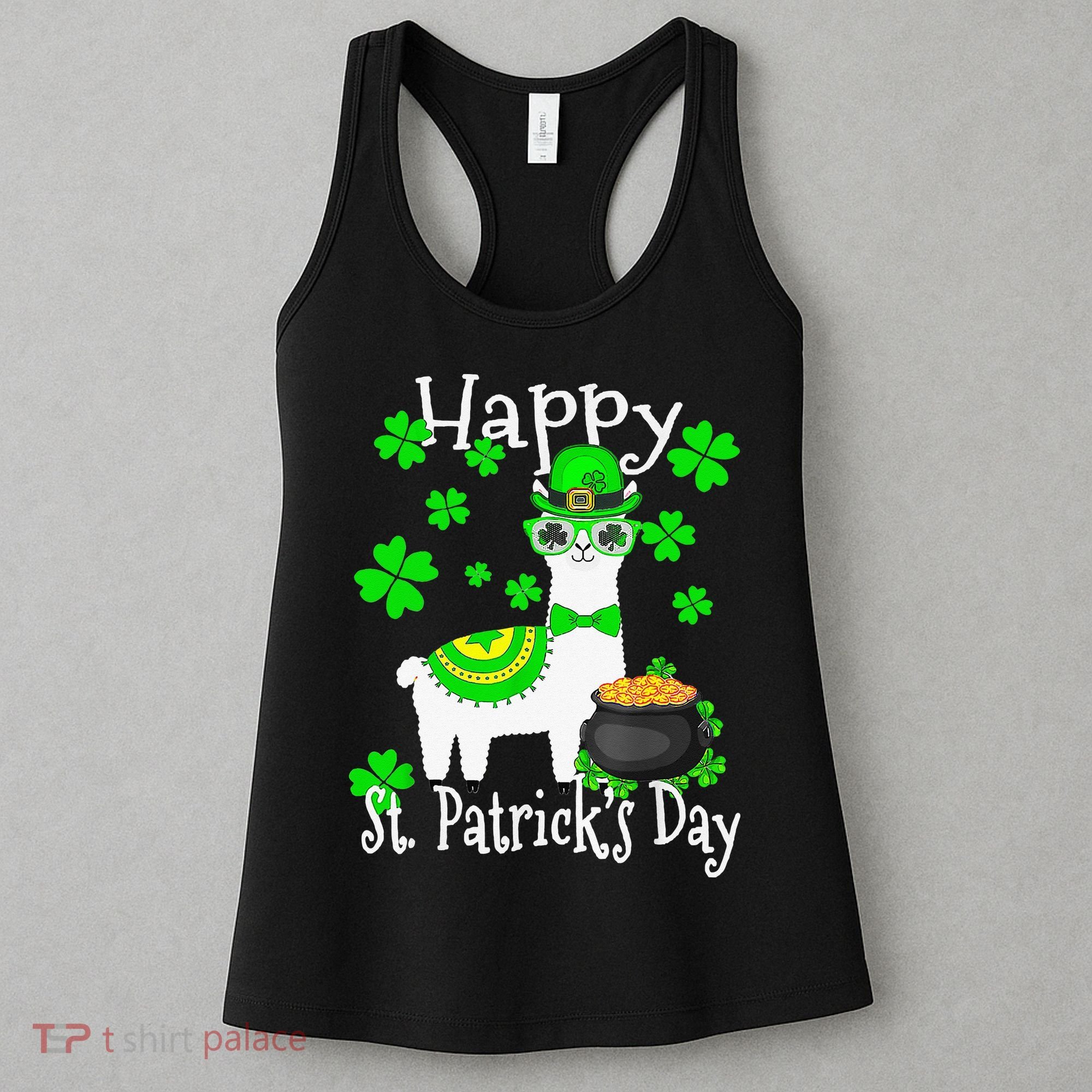 Happy St Patrick's Day Irish Shamrock Leprechaun Women's Tank Top