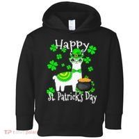 Happy St Patrick's Day Irish Shamrock Leprechaun Toddler Hoodie thumb 0