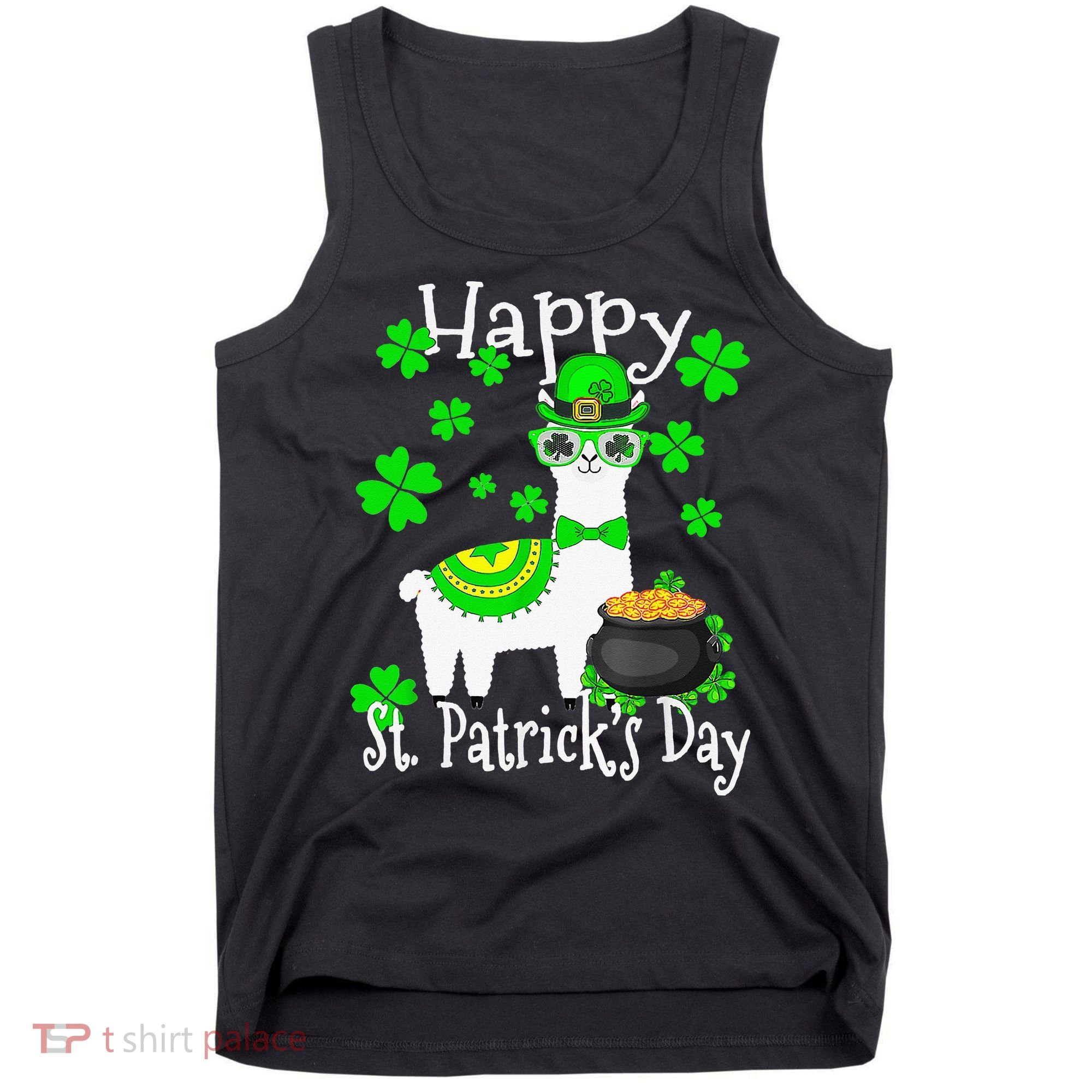 Happy St Patrick's Day Irish Shamrock Leprechaun Tank Top