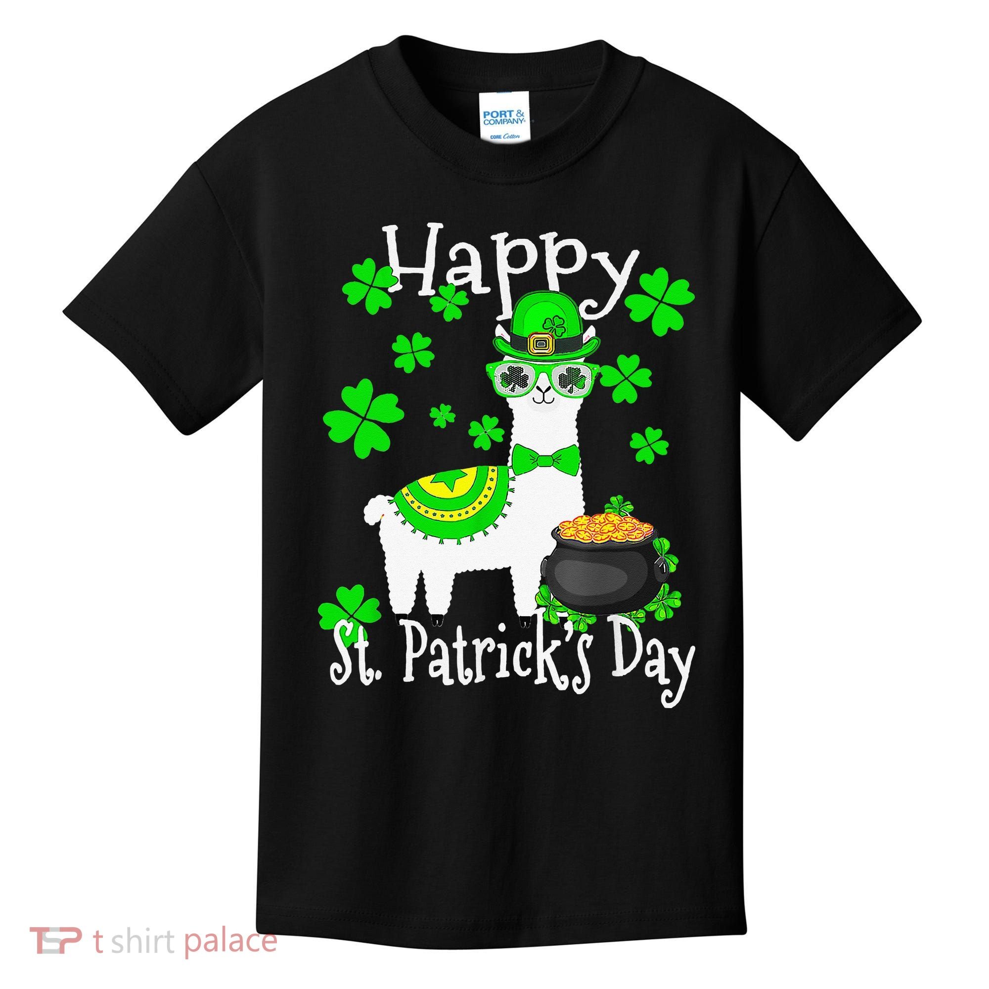 Happy St Patrick's Day Irish Shamrock Leprechaun Kids T-Shirt