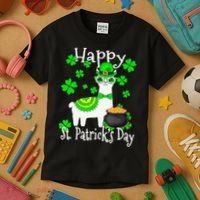 Happy St Patrick's Day Irish Shamrock Leprechaun Kids T-Shirt thumb 3