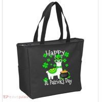 Happy St Patrick's Day Irish Shamrock Leprechaun Tote Bag thumb 2