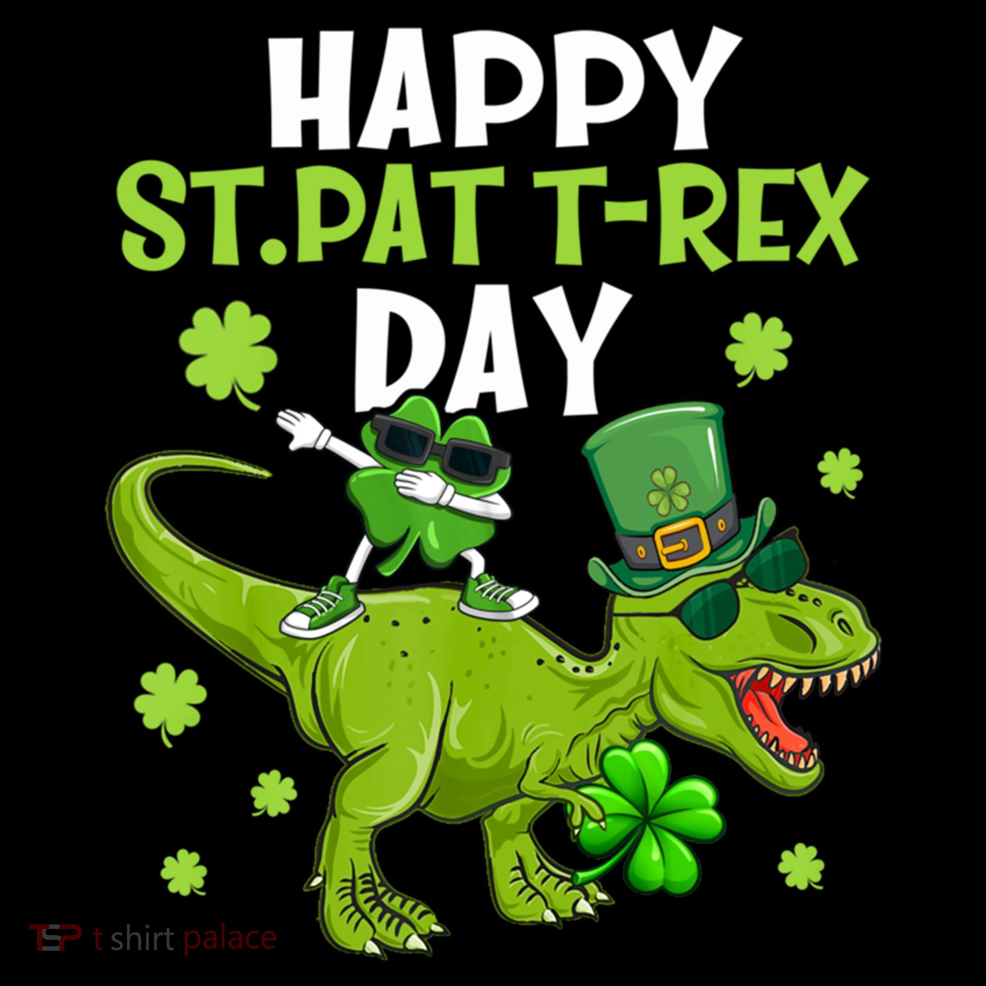 Happy St Pat T Rex Day Dino Shamrock St Patricks Day Gift Coffee Mug