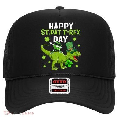 Happy St Pat T Rex Day Dino Shamrock St Patricks Day Gift Hat