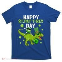 Happy St Pat T Rex Day Dino Shamrock St Patricks Day Gift T-Shirt thumb 0
