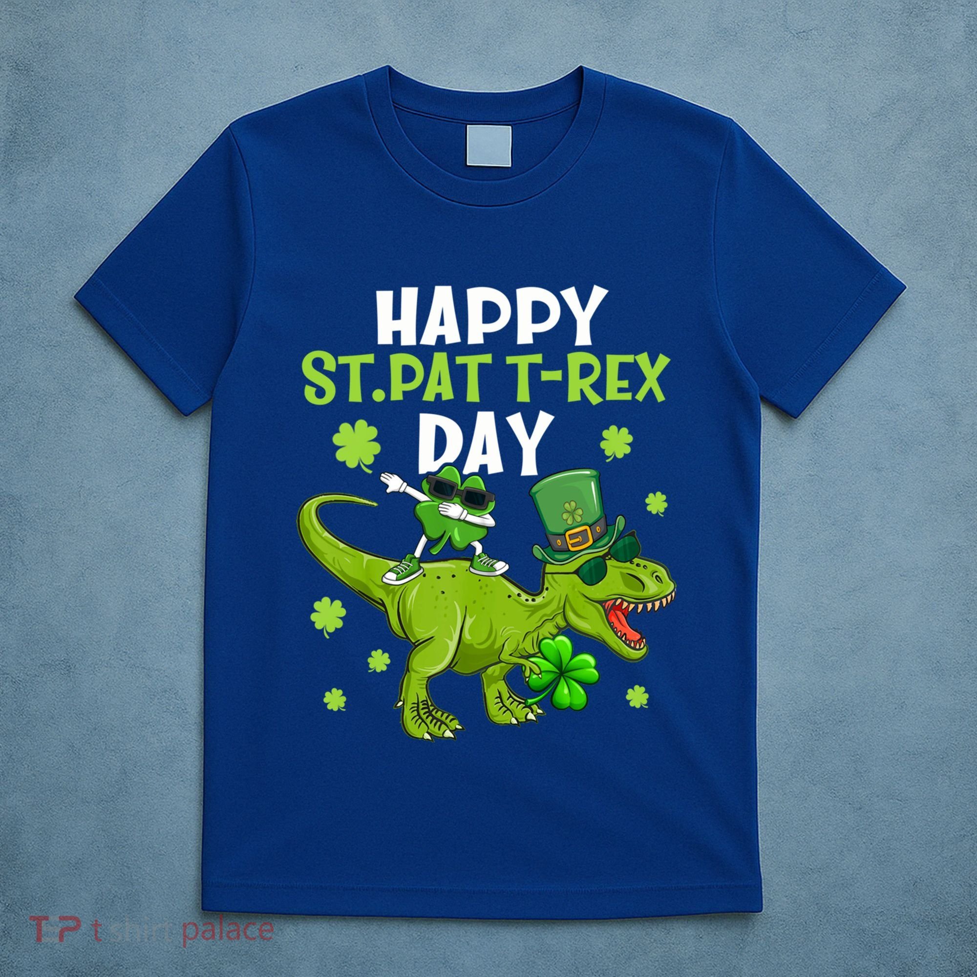 Happy St Pat T Rex Day Dino Shamrock St Patricks Day Gift T-Shirt