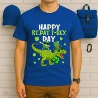 Happy St Pat T Rex Day Dino Shamrock St Patricks Day Gift T-Shirt thumb 6