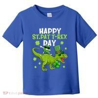Happy St Pat T Rex Day Dino Shamrock St Patricks Day Gift Toddler T-Shirt thumb 0