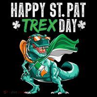 Happy St Pat T Rex Saint Patrick's Day Irish Flag Coffee Mug thumb 5