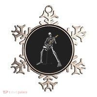 Halloween Skeleton Playing Guitar Rock And Roll Band Tees Ornament thumb 0