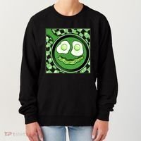 Happy St Patricks Day Green Eggs And Bacon Smile Women's Sweatshirt thumb 0
