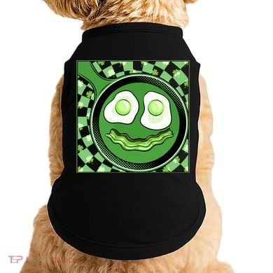 Happy St Patricks Day Green Eggs And Bacon Smile Doggie Tank