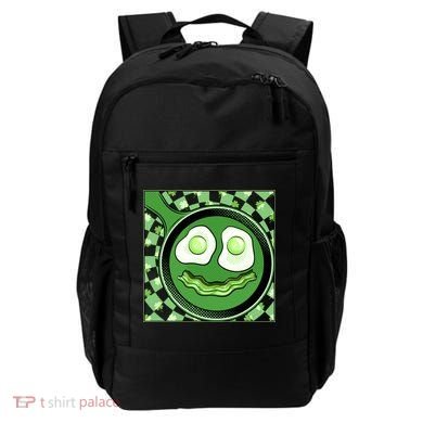 Happy St Patricks Day Green Eggs And Bacon Smile Backpack