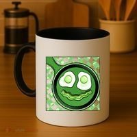 Happy St Patricks Day Green Eggs And Bacon Smile Coffee Mug thumb 4