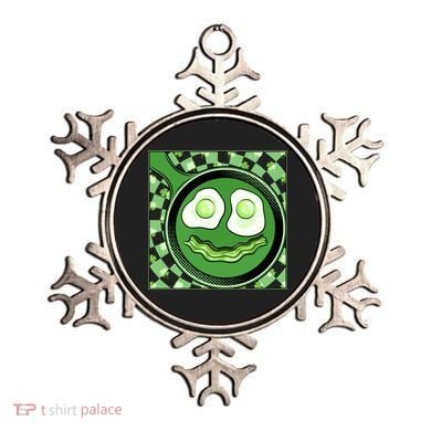 Happy St Patricks Day Green Eggs And Bacon Smile Ornament