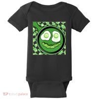 Happy St Patricks Day Green Eggs And Bacon Smile Baby Bodysuit thumb 0
