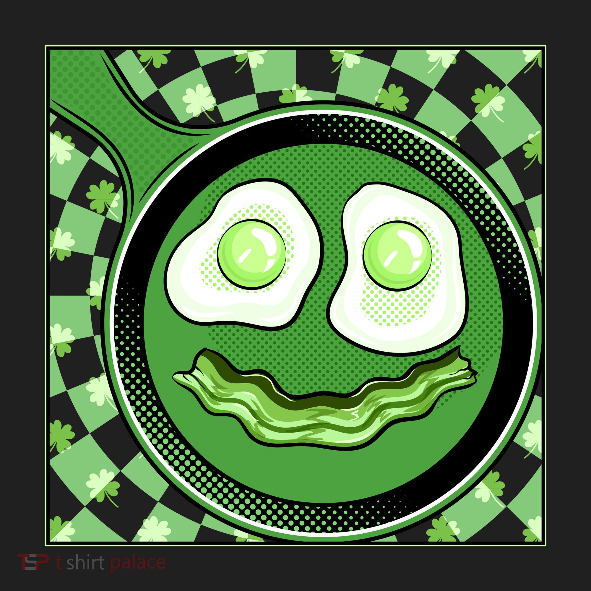 Happy St Patricks Day Green Eggs And Bacon Smile Hat