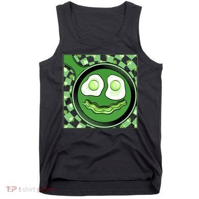 Happy St Patricks Day Green Eggs And Bacon Smile Tank Top