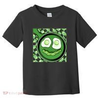 Happy St Patricks Day Green Eggs And Bacon Smile Toddler T-Shirt thumb 0