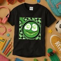 Happy St Patricks Day Green Eggs And Bacon Smile Kids T-Shirt thumb 3