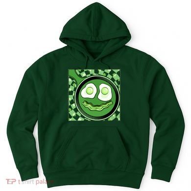 Happy St Patricks Day Green Eggs And Bacon Smile Hoodie