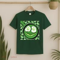 Happy St Patricks Day Green Eggs And Bacon Smile T-Shirt thumb 2