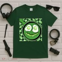 Happy St Patricks Day Green Eggs And Bacon Smile T-Shirt thumb 5