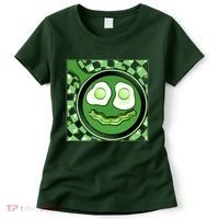 Happy St Patricks Day Green Eggs And Bacon Smile Women's T-Shirt thumb 0