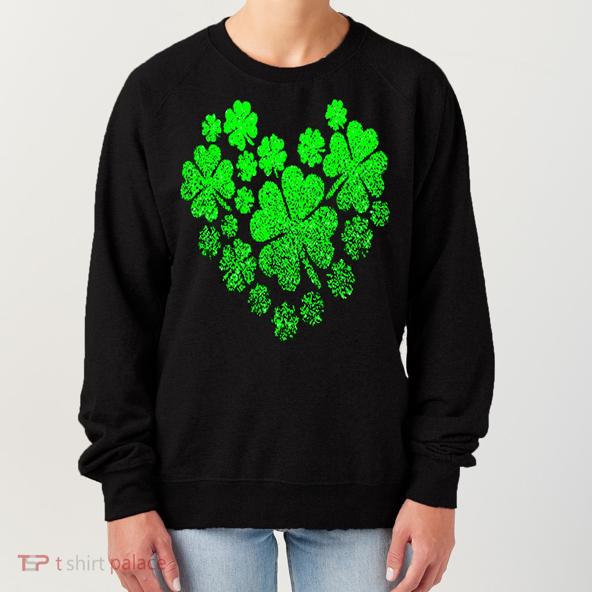 Happy St. Patrick Days Shamrock Women's Sweatshirt