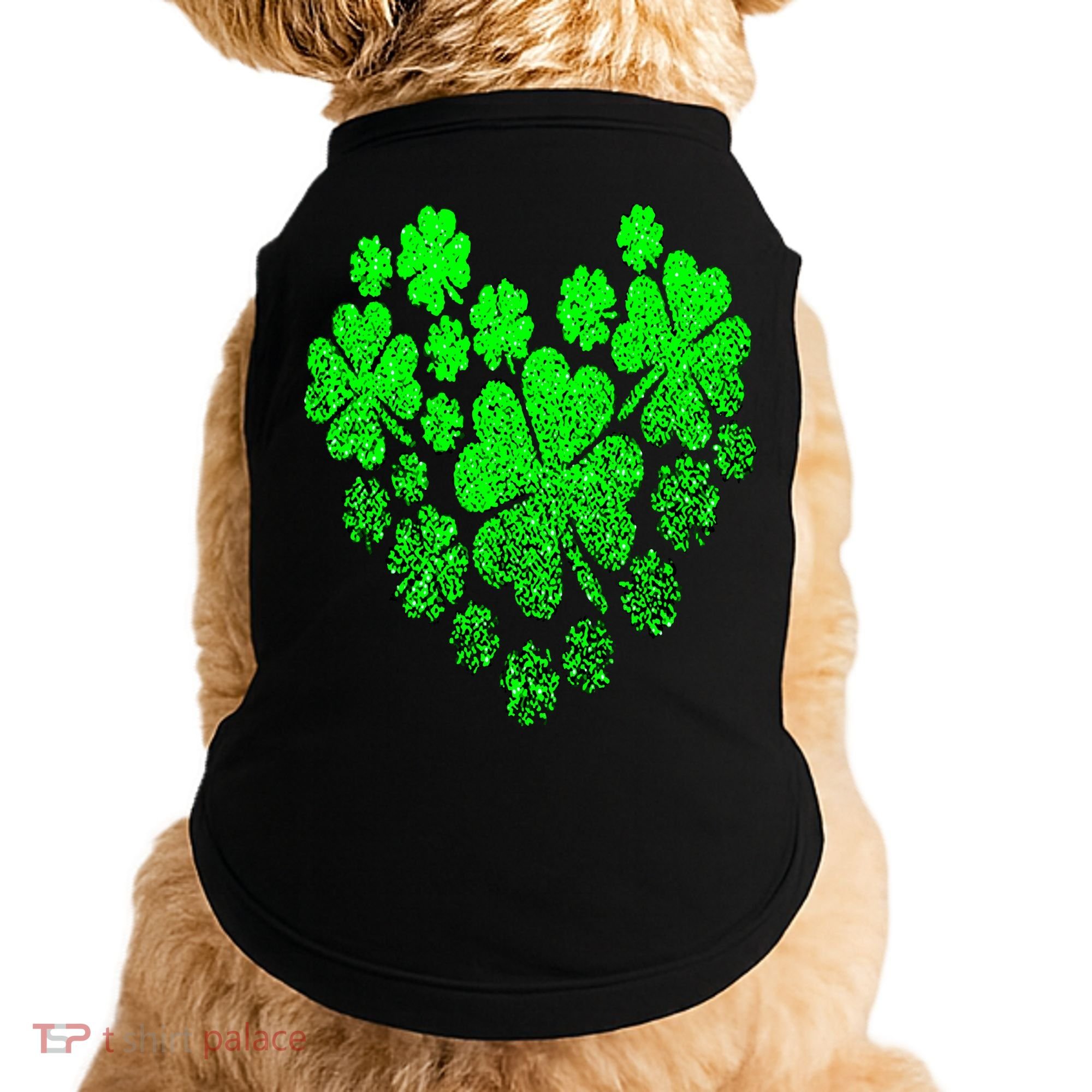 Happy St. Patrick Days Shamrock Doggie Tank