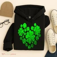 Happy St. Patrick Days Shamrock Hoodie thumb 4