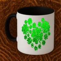 Happy St. Patrick Days Shamrock Coffee Mug thumb 2