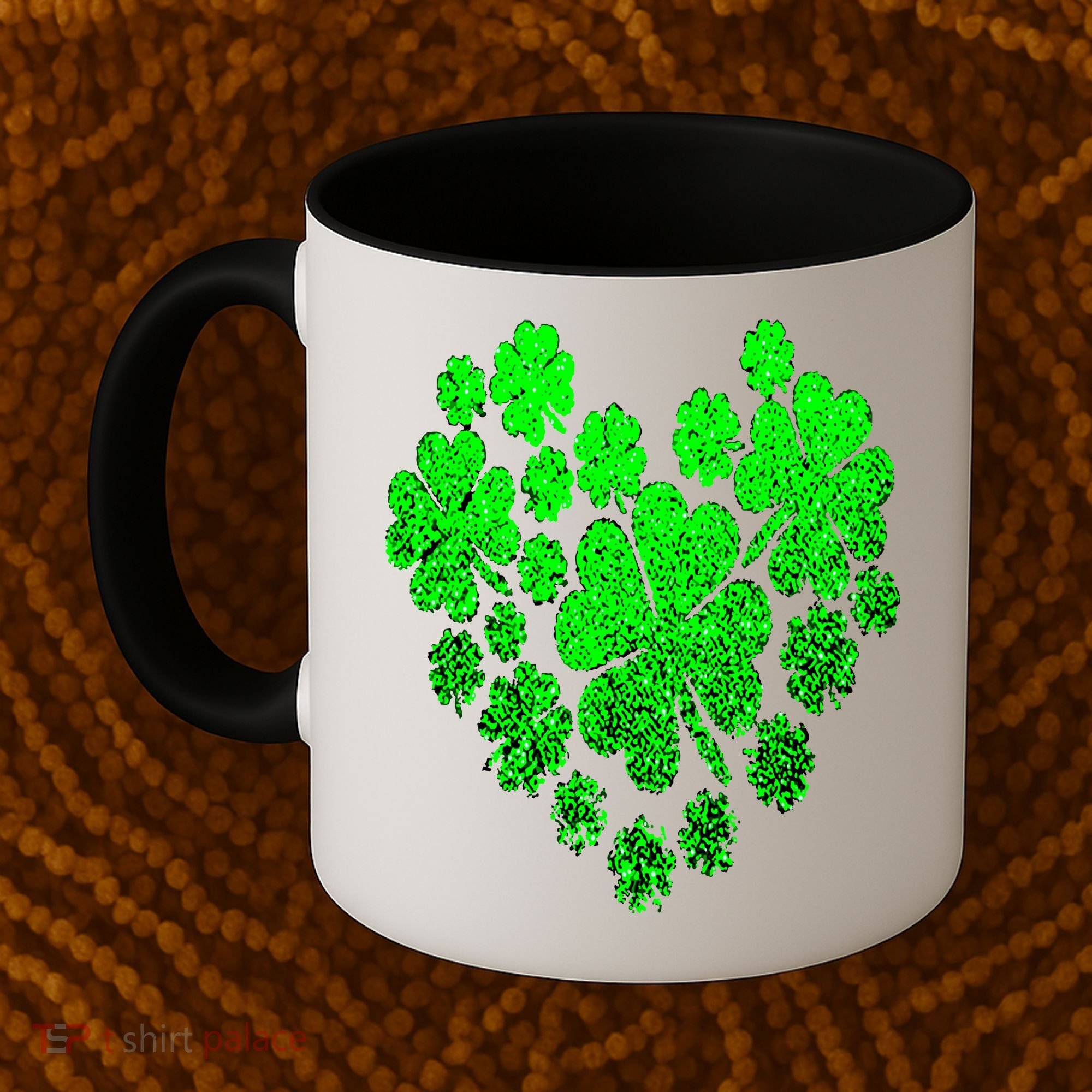 Happy St. Patrick Days Shamrock Coffee Mug