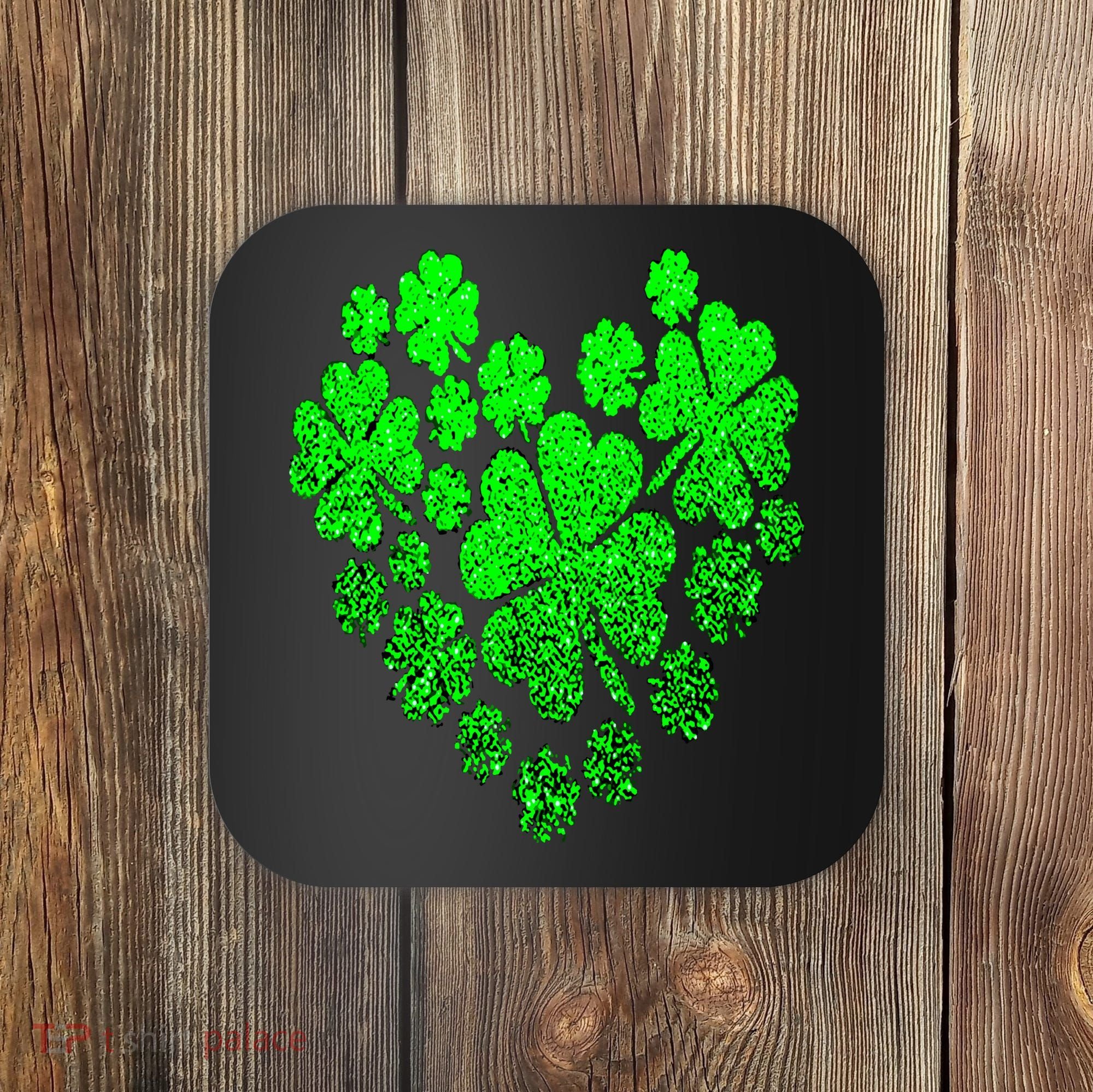 Happy St. Patrick Days Shamrock Coaster