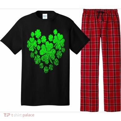 Happy St. Patrick Days Shamrock Pajama Set