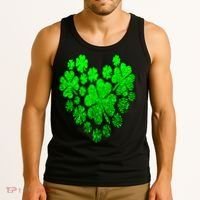 Happy St. Patrick Days Shamrock Tank Top thumb 3