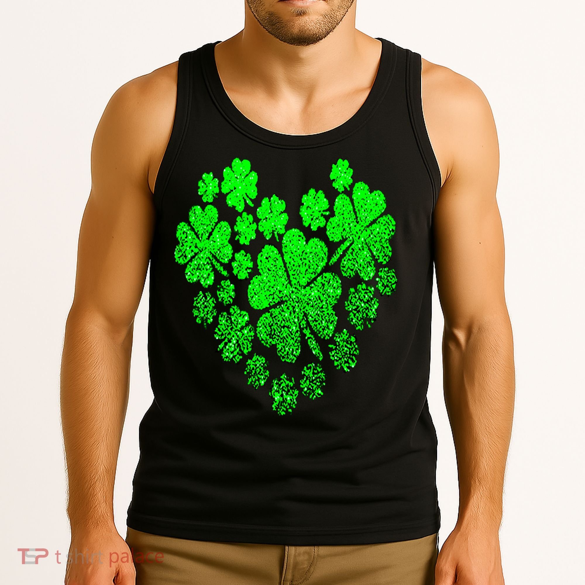 Happy St. Patrick Days Shamrock Tank Top