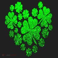 Happy St. Patrick Days Shamrock Golf Towel thumb 3