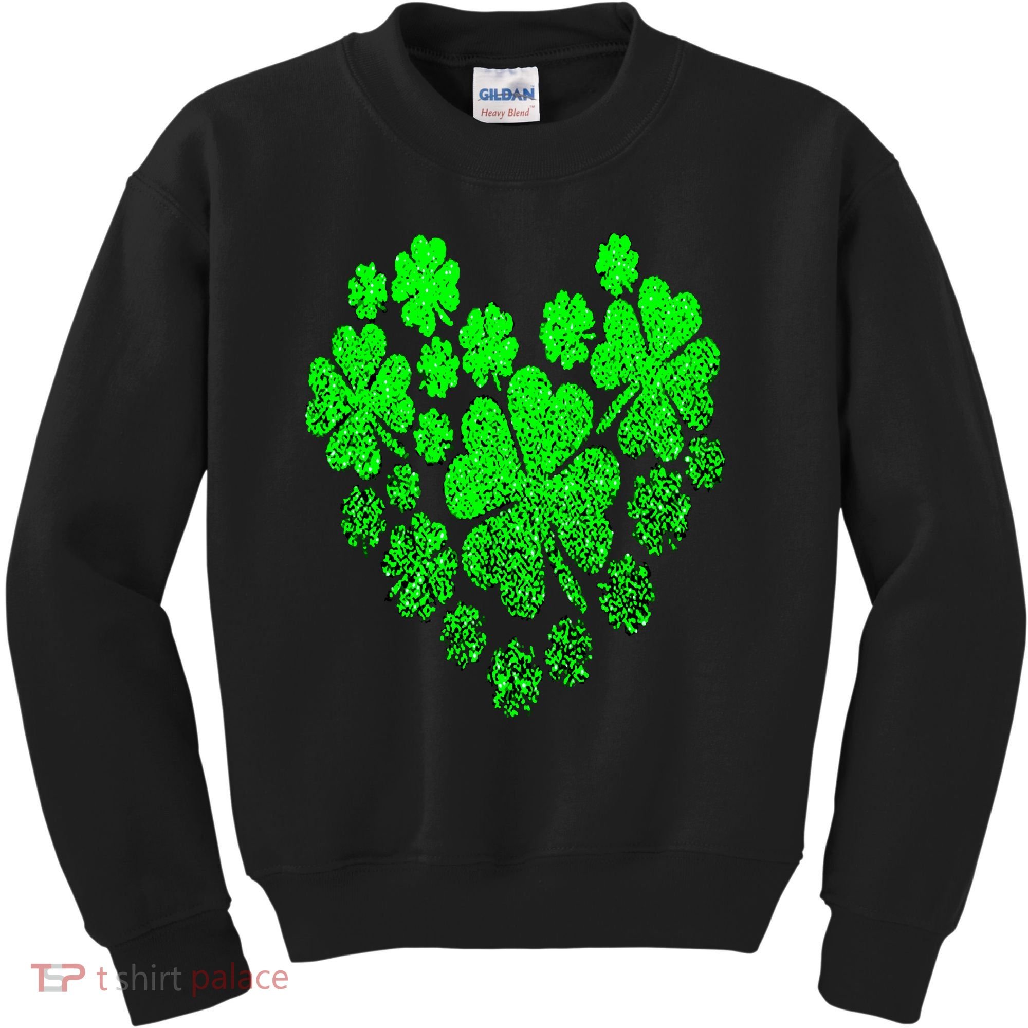 Happy St. Patrick Days Shamrock Kids Sweatshirt