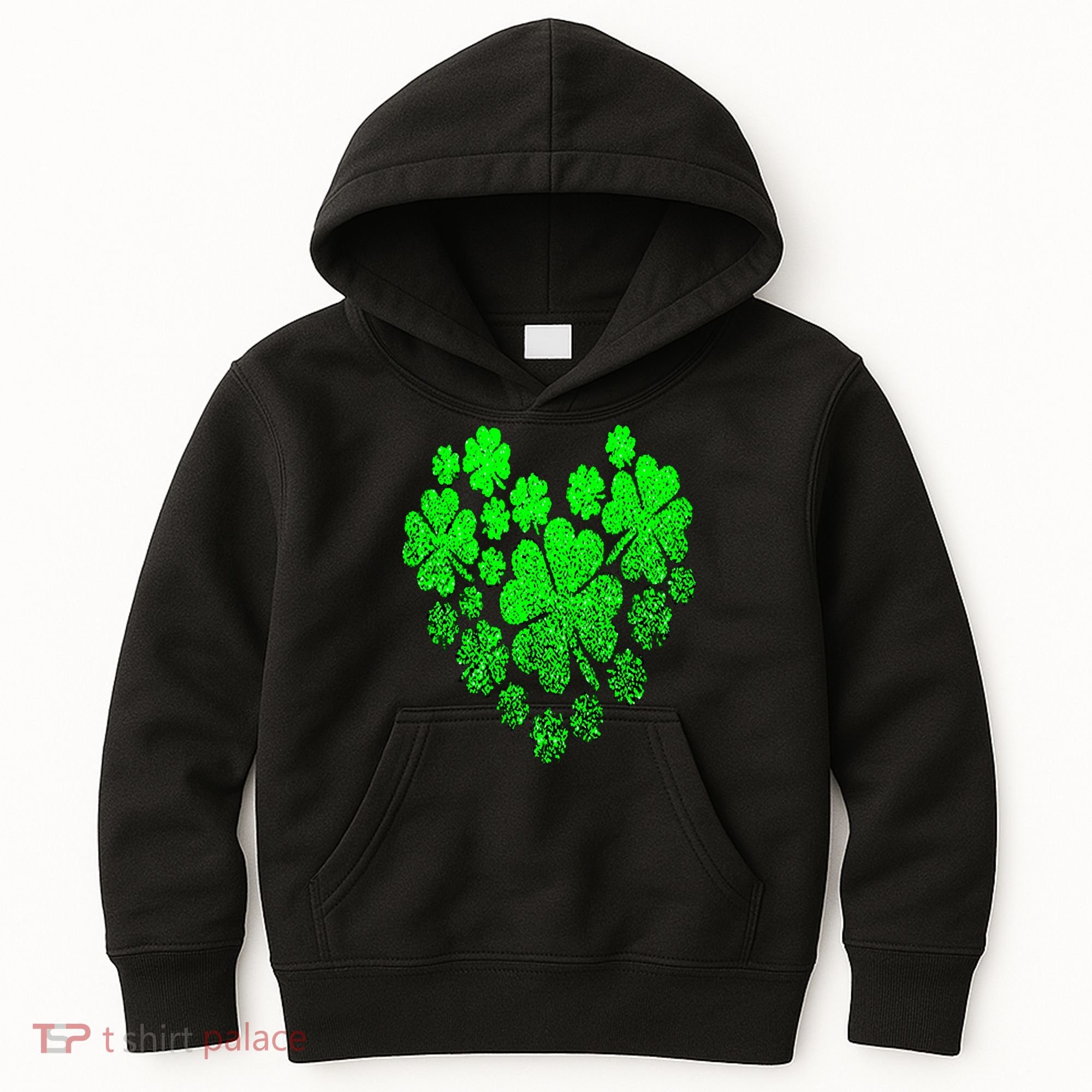 Happy St. Patrick Days Shamrock Kids Hoodie