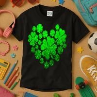 Happy St. Patrick Days Shamrock Kids T-Shirt thumb 3